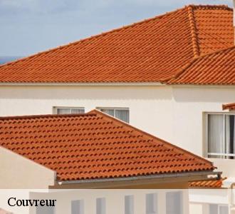 Les travaux de changement de la couverture de la toiture d'un immeuble à Arles