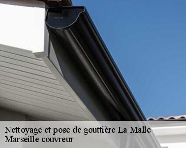 Les installations pour les gouttières à La Malle dans le 13530